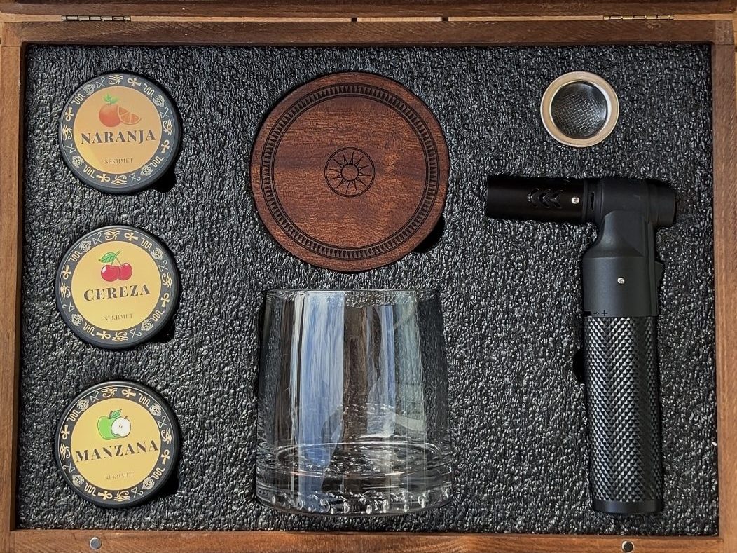 kit para ahumar whisky